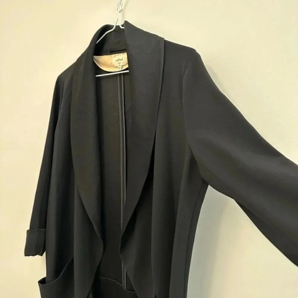 Wilfred Chevalier Jacket Relaxed Open-Front Blazer Black Women's Size 4 Office - Picture 6 of 16